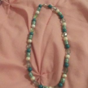 Blue necklace